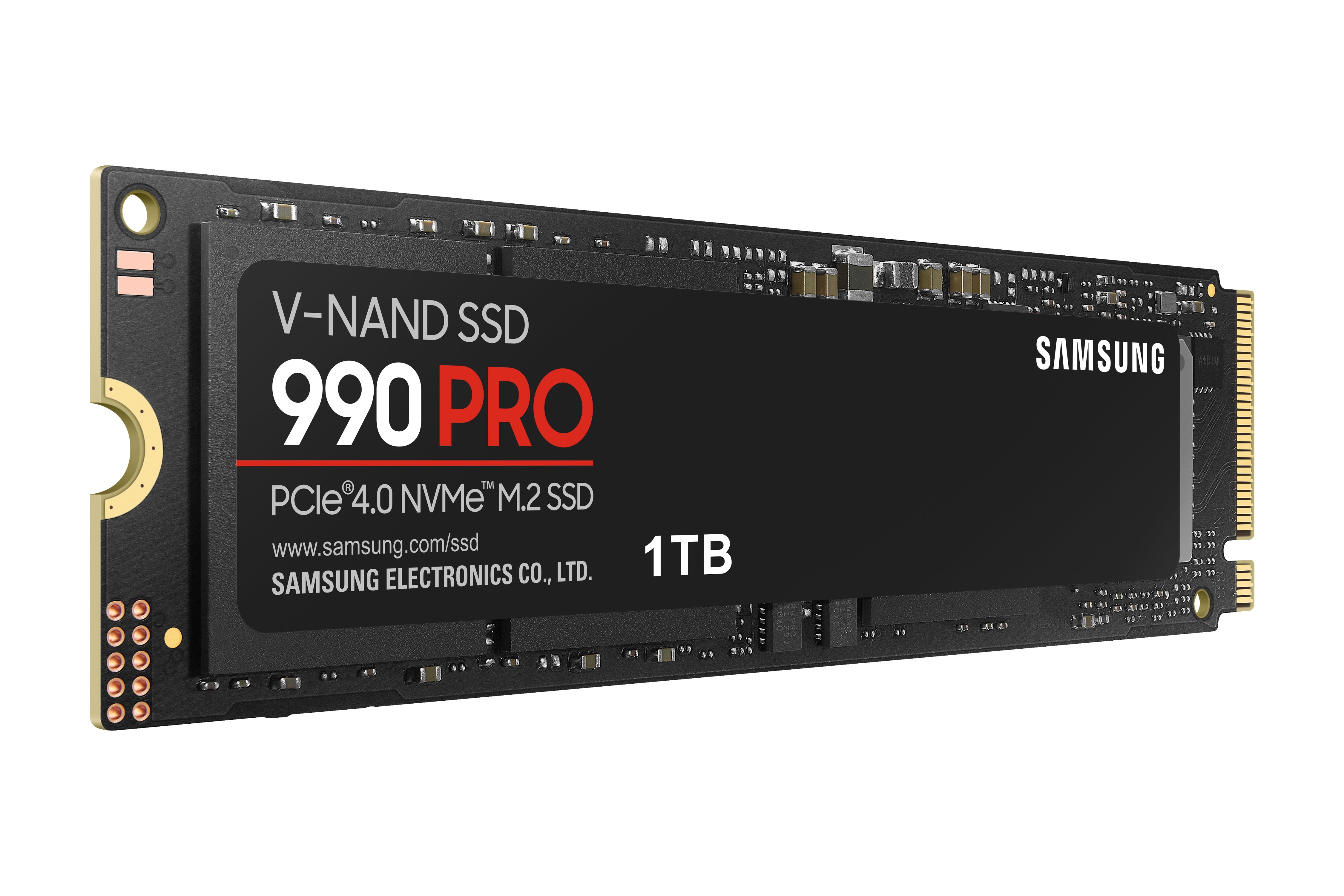 Samsung 990 PRO Solid State-enhet MZ-V9P1T0BW 1TB M.2 PCI Express 4.0 X4 (NVMe)