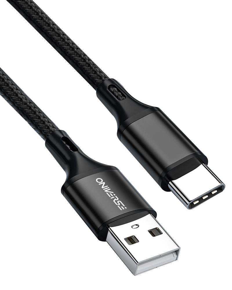 Oniverse Usb-A To Usb-C Charge Cable, 3 M - Black ONIVERSE