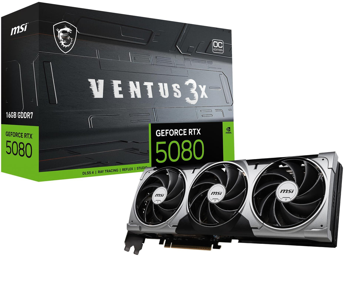 MSI GeForce RTX 5080 16G VENTUS 3X OC