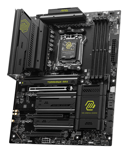 MSI MAG B850 TOMAHAWK MAX WIFI bundkort - AM5, ATX - visning 3