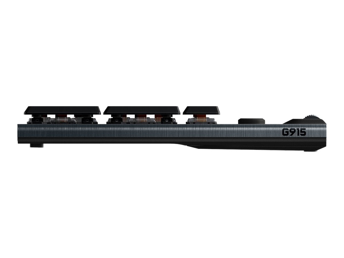 LOGITECH G915 LIGHTSPEED Trådlöst RGB Mekaniskt Speltangentbord – GL Clicky - KOL - PAN - NORDISK