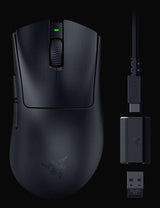 Razer - Deathadder V3 Hyperspeed Gaming Mouse - Black Razer