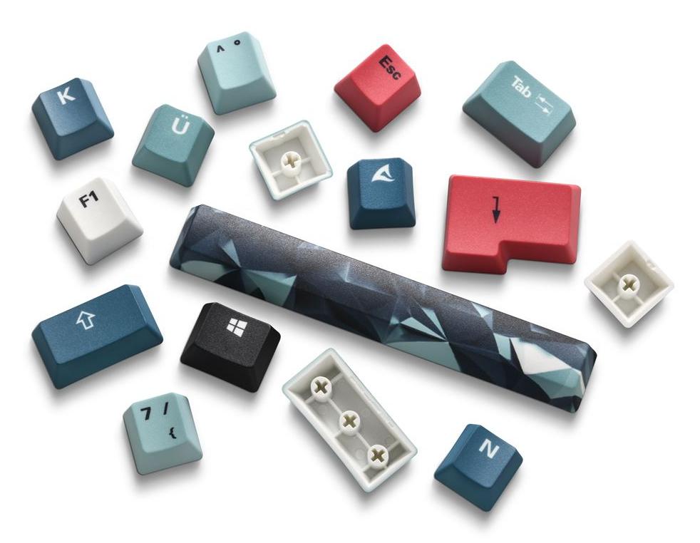 Sharkoon SGK50 S3 Design Bundle D1 – keycaps og musemåtte