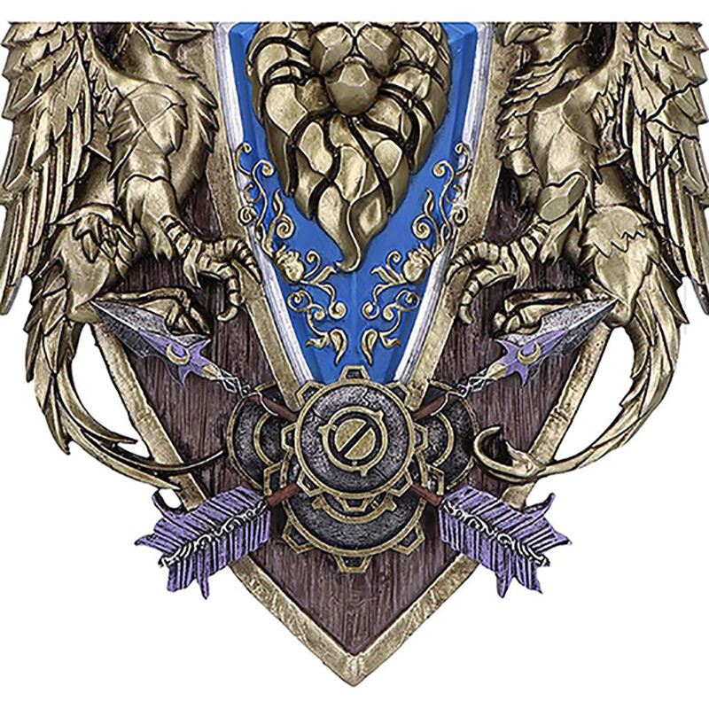 World Of Warcraft Alliance Väggplakett Höjd 30Cm