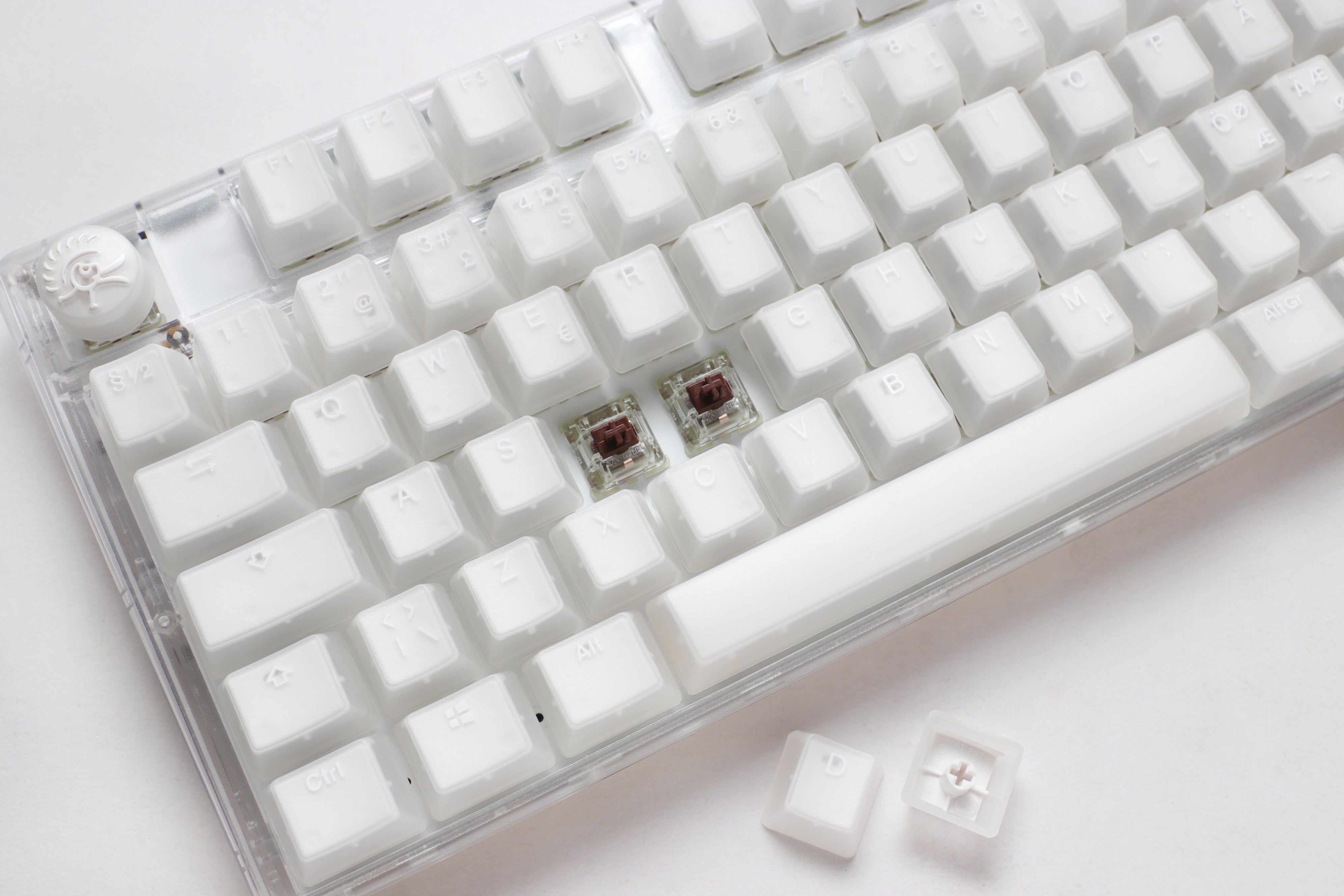 Ducky One 3 - Aura White Nordic - Fullsize - Gateron Baby Kangaroo - RGB