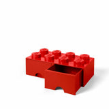 Room Copenhagen LEGO Brick Drawer 8 red - RC40061730 Room Copenhagen