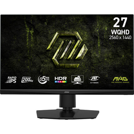 MSI MAG 272QPF E20 – 27″ gamingskærm, 2560 × 1440, 200 Hz – skærmens egenskaber