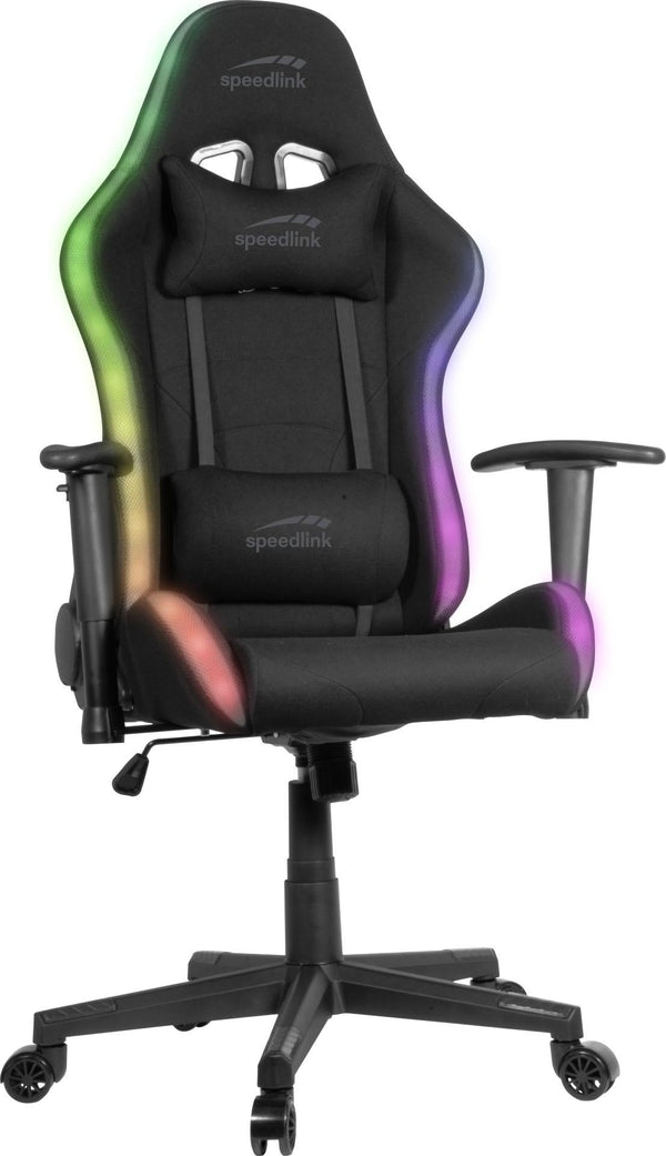 Speedlink REGYS RGB-gamingstol – sort stof
