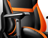Cougar Armor Svart/Orange - Gamerstol - PU-läder - Upp Till 120 KG