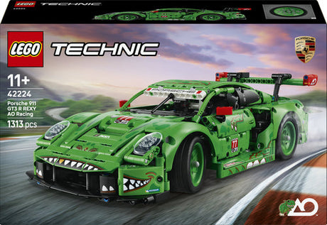 LEGO 42224 Technic Porsche 911 GT3 R REXY AO Racing Race Car, Construction Toy Lego