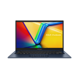 ASUS F1404VA-EB179W i Quiet Blue, åben bærbar computer set forfra