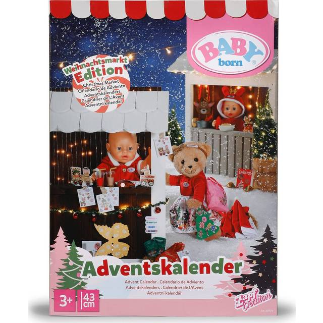BABY born julekalender 2026 – tøj og tilbehør til 43 cm dukke