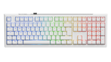 Ducky One X - White Nordic - Fullsize 100% - Ducky Inductive Switch (analog) Tri-Mode (Trådløs, BT, Cord)