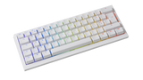 Ducky One X - White Nordic - Mini 60% - Ducky Inductive Switch (analog) Tri-Mode (Trådløs, BT, Cord)