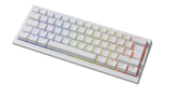 Ducky One X - White Nordic - Mini 60% - Ducky Inductive Switch (analog) Tri-Mode (Trådløs, BT, Cord)