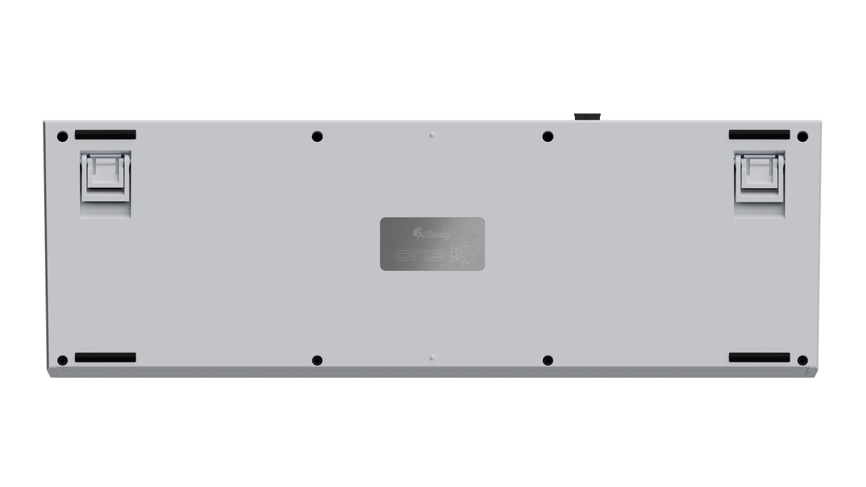 Ducky One X - White Nordic - Fullsize 100% - Ducky Inductive Switch (analog) Tri-Mode (Trådløs, BT, Cord)