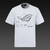 ASUS ROG PIXELVERSE T-shirt - Normal passform - Grå