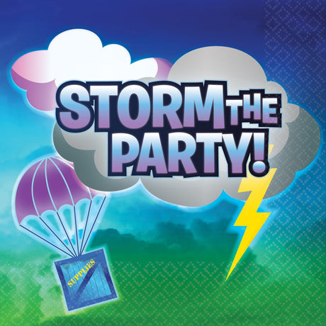 Battle Royal Storm Servietter - 16 pcs - 33x33 cm Battle Royal