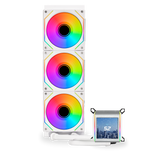 Lian Li Galahad II LCD INF 360 Vit - Vattenkylare, 360mm