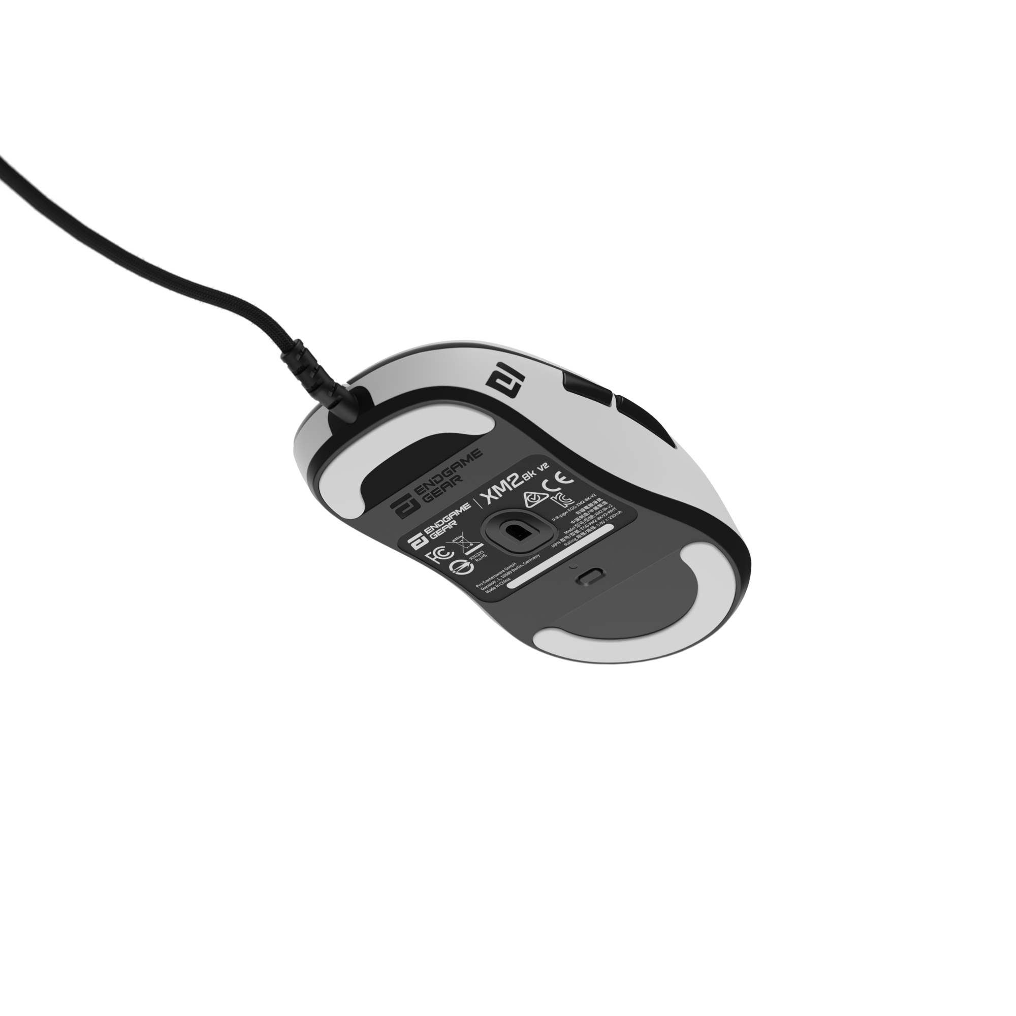 Endgame Gear XM2 8K V2 – Trådbunden spelmus (vit)
