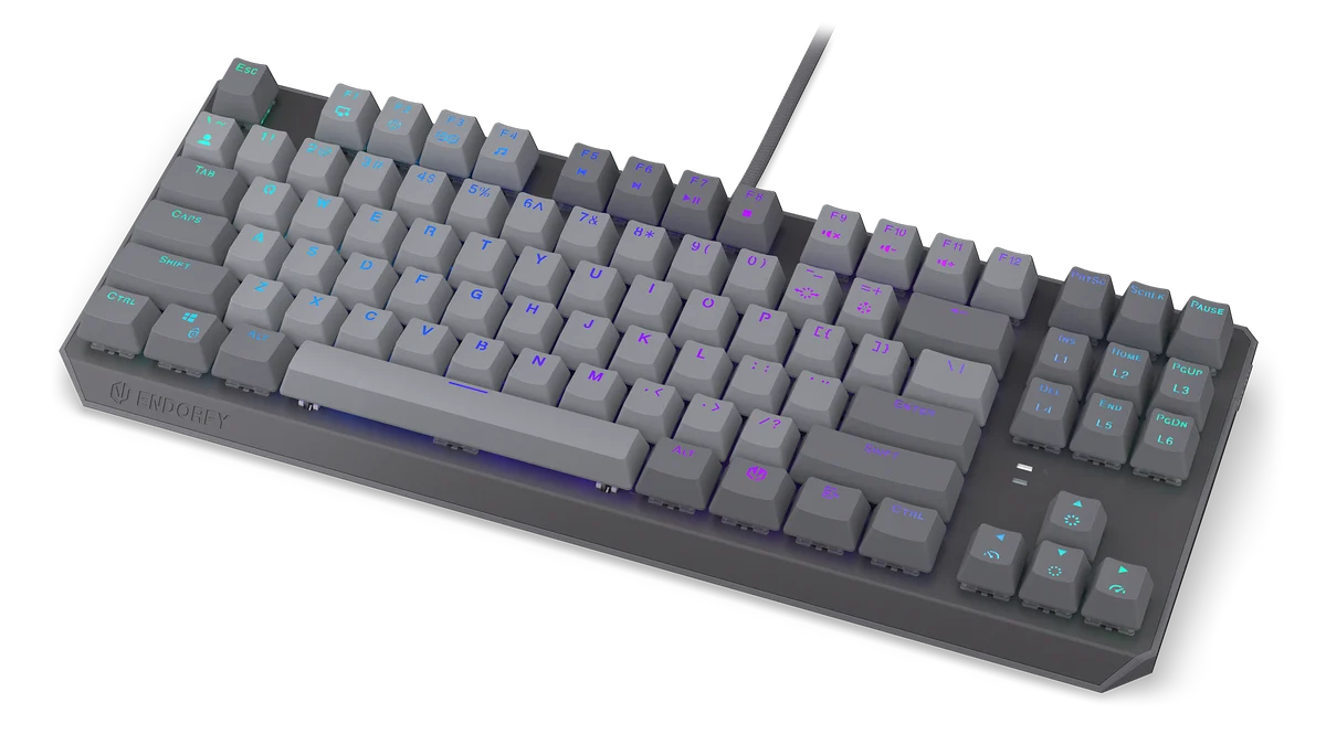 ENDORFY Thock V2 TKL Mekanisk Gaming Tastatur - Grå