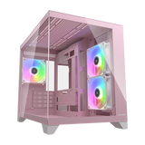 COUGAR FV150 Mini RGB kabinet i pink med tre medfølgende blæsere