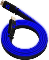 FLOATING GRIP 1,5M HIGH-SPEED LED HDMI CABLE V2.1 - BLUE Floating Grip