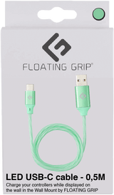 Floating Grip 0,5M LED USB-C Cable (Grøn)