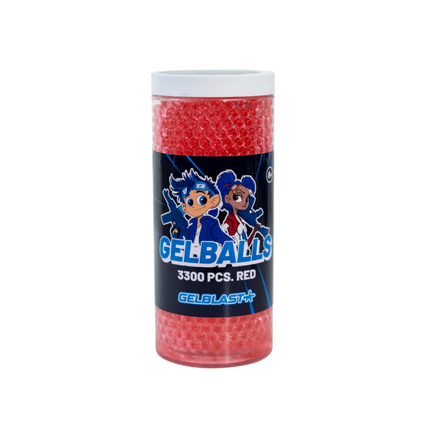 GelBlast GelBalls Red – 3.300 stk. klar til brug