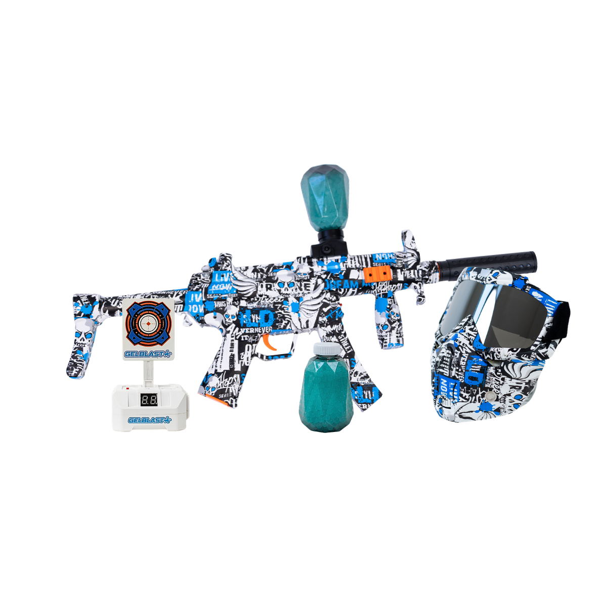 GelBlast Strike-UMP – Blue Frozen Geekd