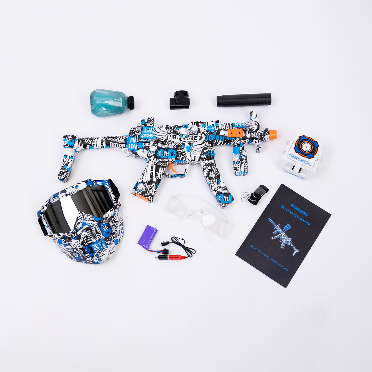 GelBlast Strike-UMP – Blue Frozen Geekd