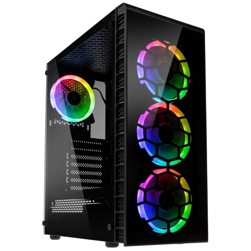 Kolink Observatory Lite RGB Midi-Tower – Svart