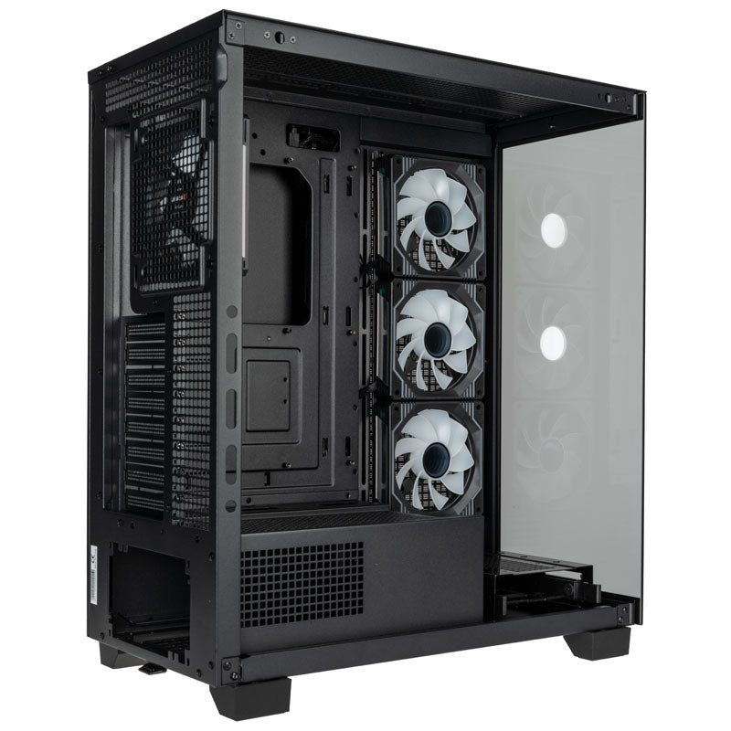 Kolink Unity Arena ARGB Midi-kabinettmontering - Svart