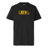 Geekd - Guld Logo Tee - Sort Geekd