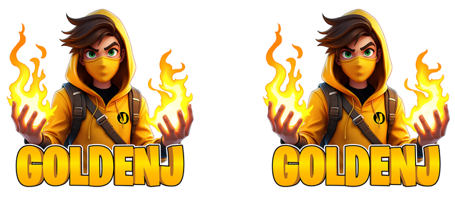 KOP TRYK - GoldenJ Flamme Geekd