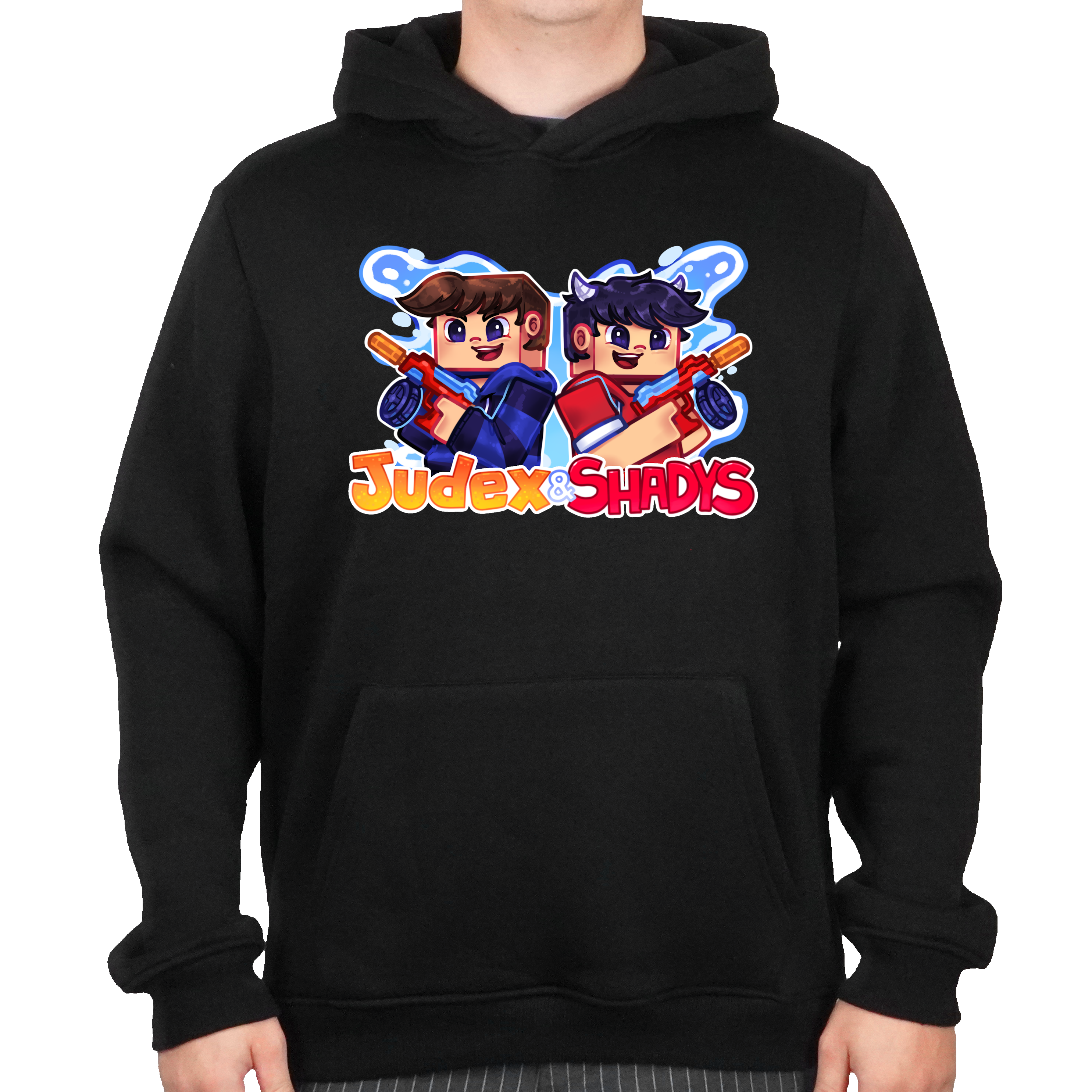Judex x Shadys Vandpistol Hoodie - Sort