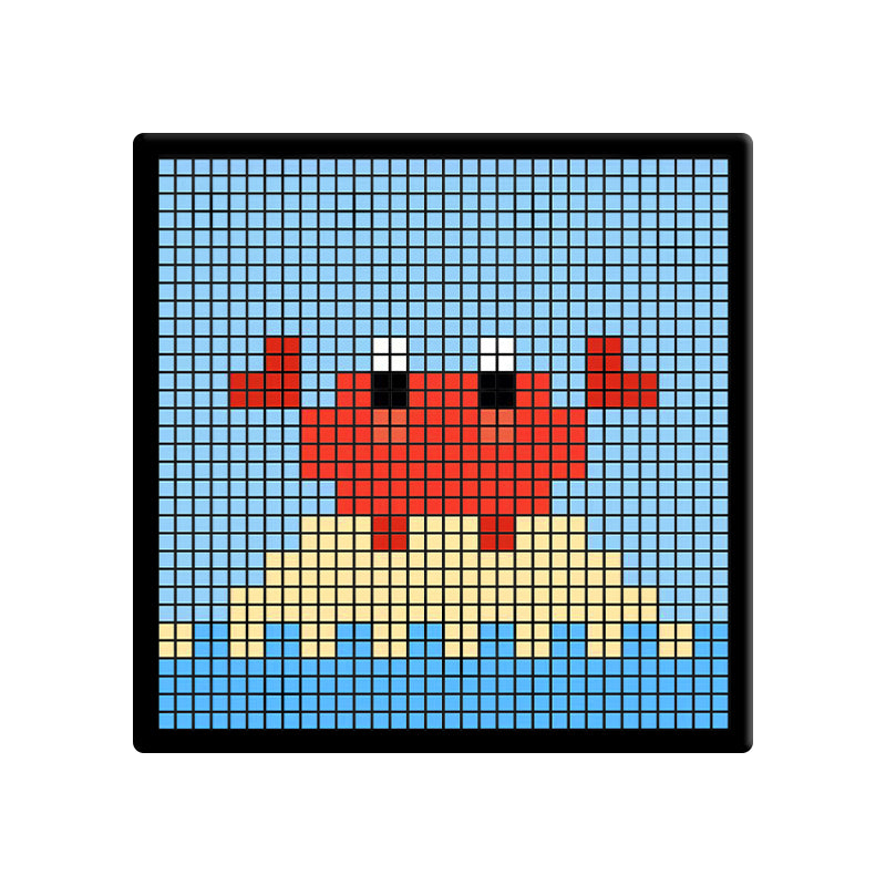MECHARITE - Pixeldisplay - 16 bitar - 20x20 cm