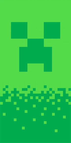 Minecraft bath towel, beach towel Digital Creeper 70*140cm Minecraft