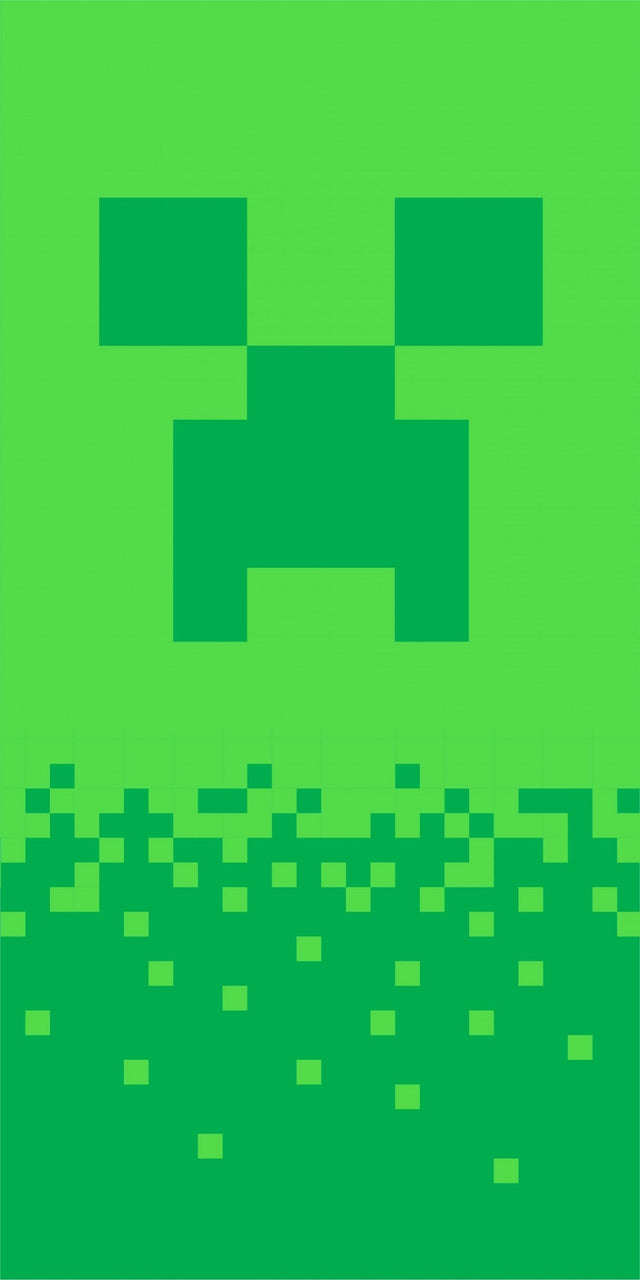 Minecraft bath towel, beach towel Digital Creeper 70*140cm Minecraft