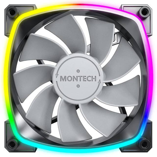 Montech RX120 PWM Svart - omvänd fläkt