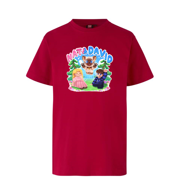 Nat&David Olaf T-shirt - Röd