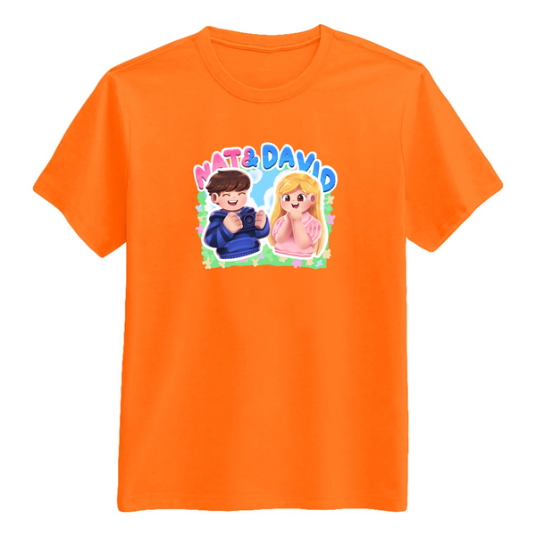 Nat&David T-shirt - Orange