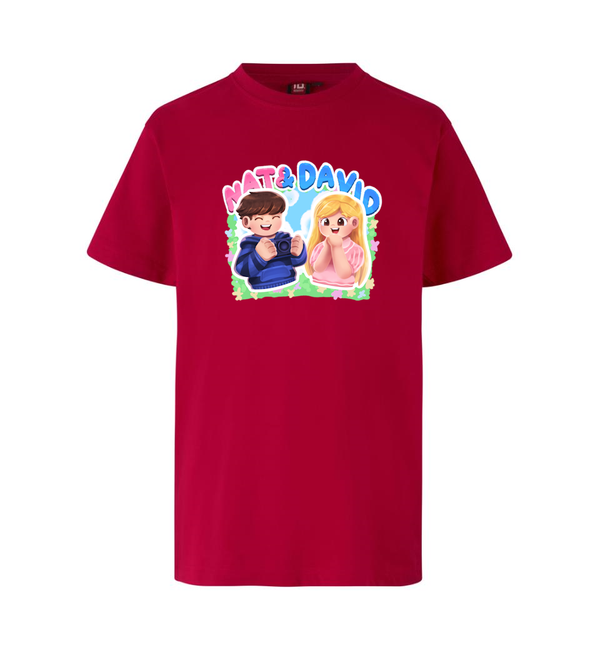 Nat&David T-shirt - Röd