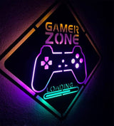 Gamer Zone LED-skylt