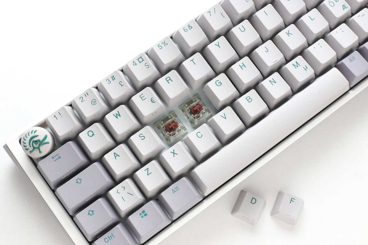Ducky One 3 - Mist Nordic - Mini 60% - Körsbärsblå - RGB