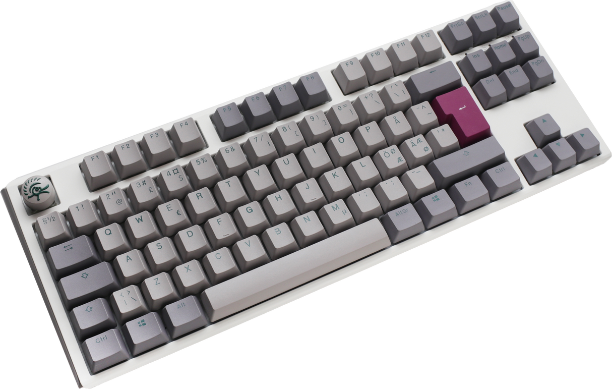 Ducky One 3 - Mist Nordic - TKL - Körsbärsröd - RGB