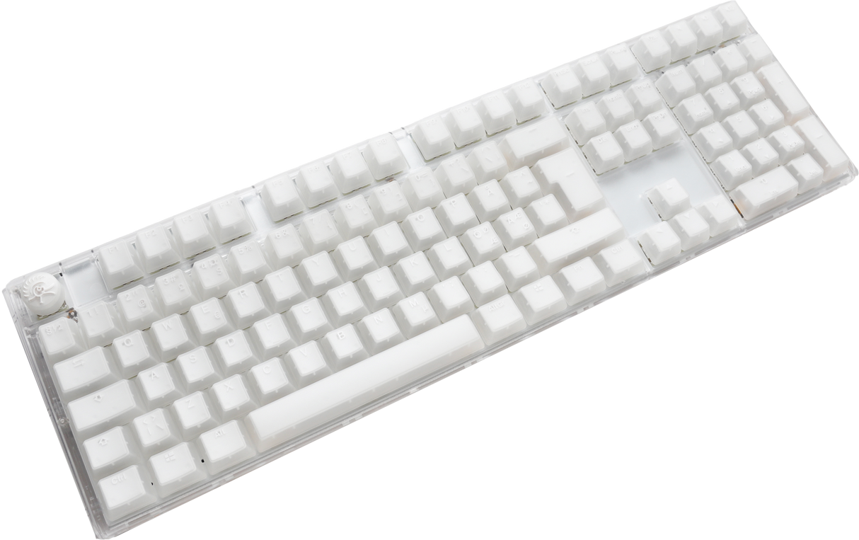 Ducky One 3 - Aura White Nordic - Fullstorlek - Cherry Silent Red - RGB