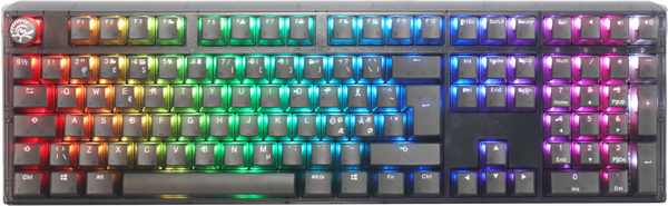 Ducky One 3 - Aura Black Nordic - Fullstorlek - Körsbärsbrun - RGB