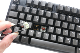 Ducky One 3 - Aura Black Nordic - Fullstorlek - Körsbärsröd - RGB