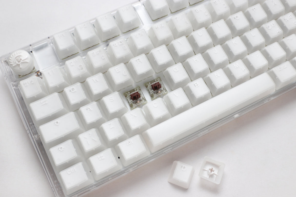 Ducky One 3 - Aura White Nordic - Fullstorlek - Cherry Silent Red - RGB
